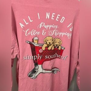 Simply Southern Pink Cotton Tee